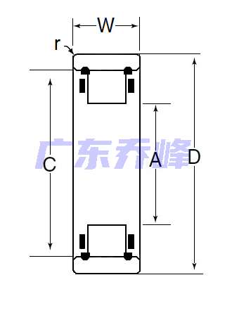 NTN M1307TL軸承圖紙