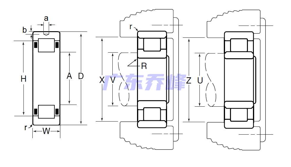 NTN M1315EAHL軸承圖紙