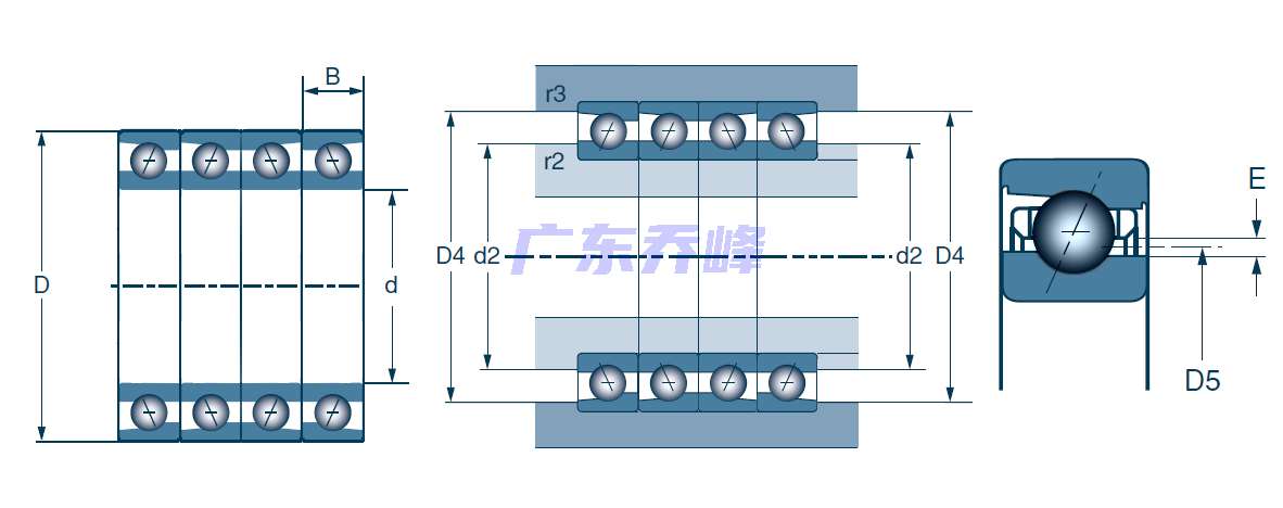 NTN-SNR 7008HVQ21J84軸承圖紙