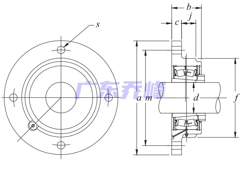 NTN SFCW2228N1軸承圖紙