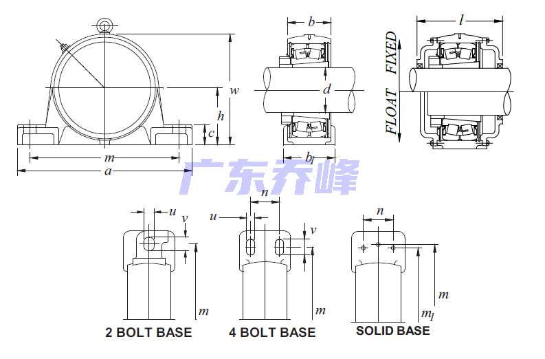 NTN C-SPAW2228-500N1軸承圖紙