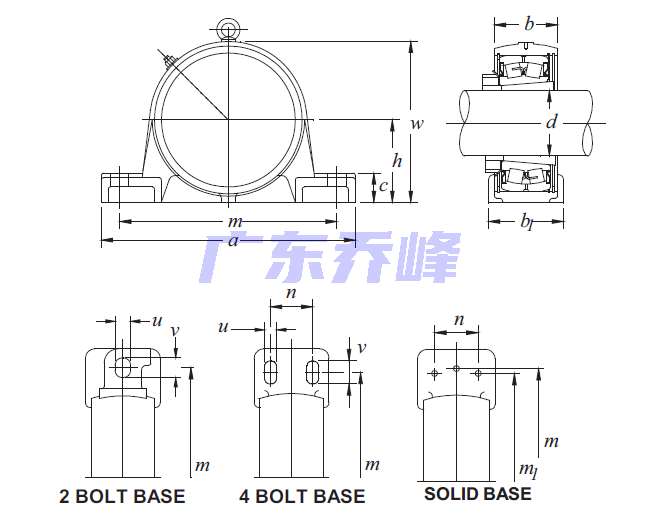 NTN SPAW2228N1軸承圖紙