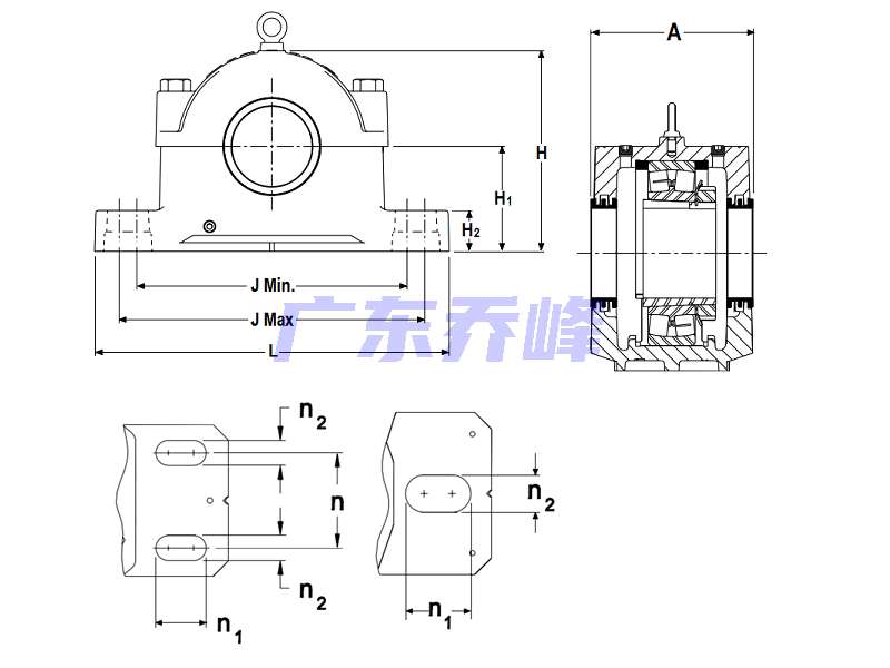 NTN SAF23534X5.15/16軸承圖紙