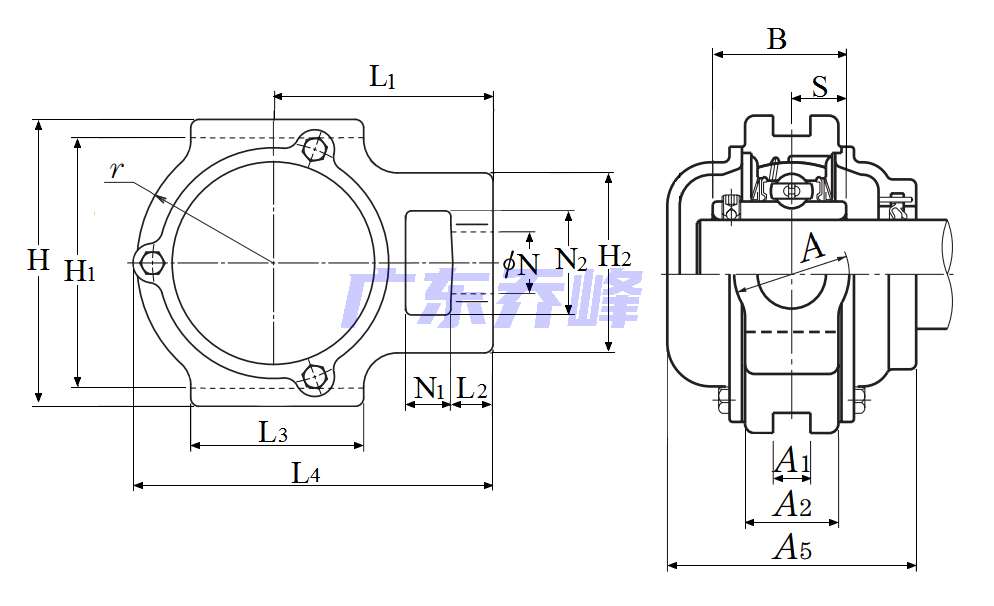 NTN CM-UCT202D1軸承圖紙