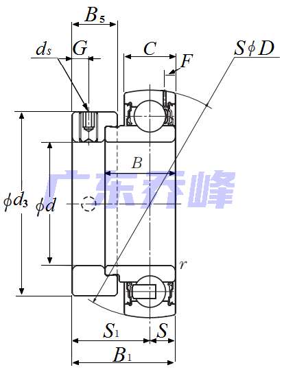 NTN A-JEL211-200D1軸承圖紙